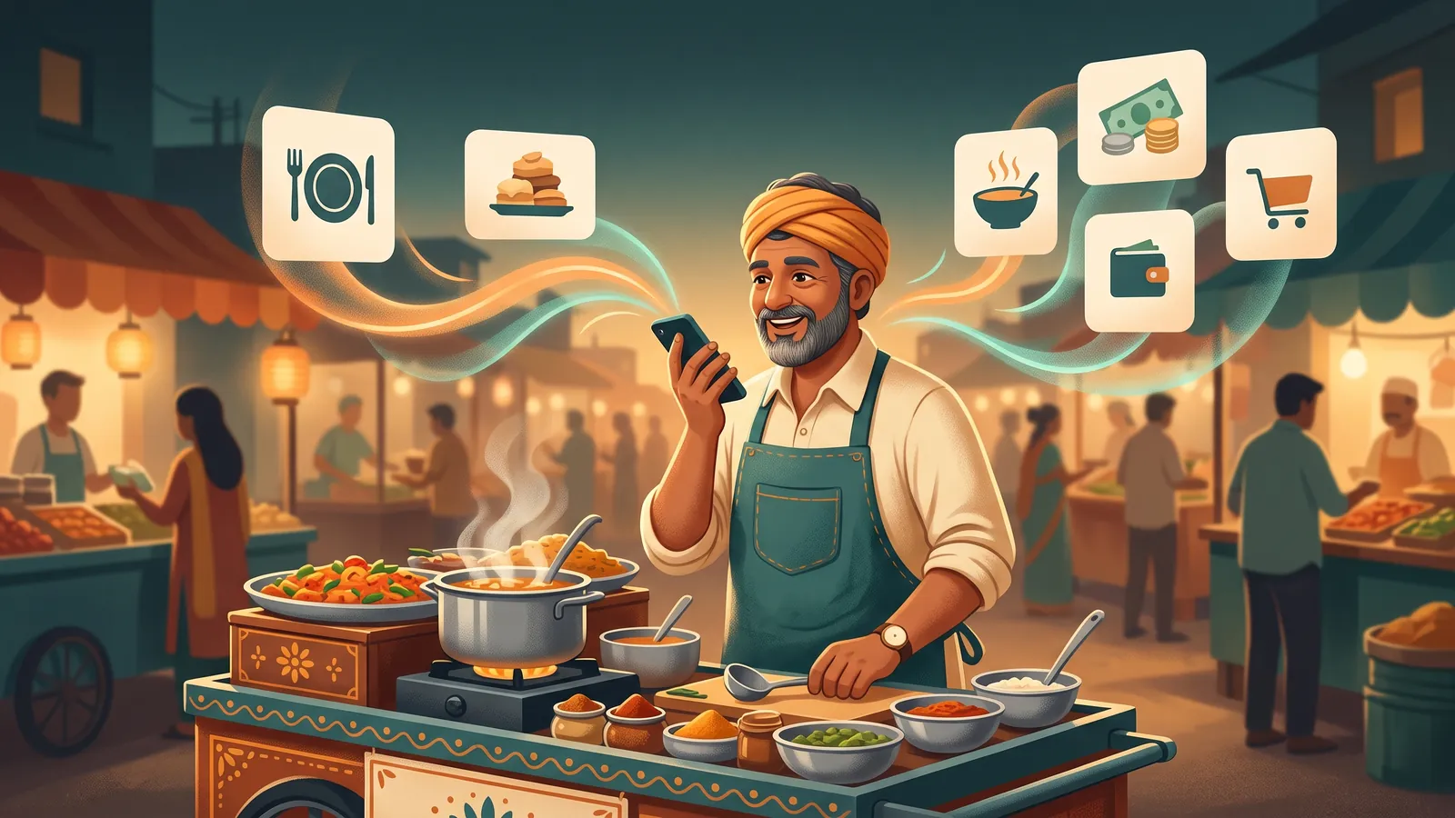 Illustration for Kadaikodi compared with notebooks & chat groups